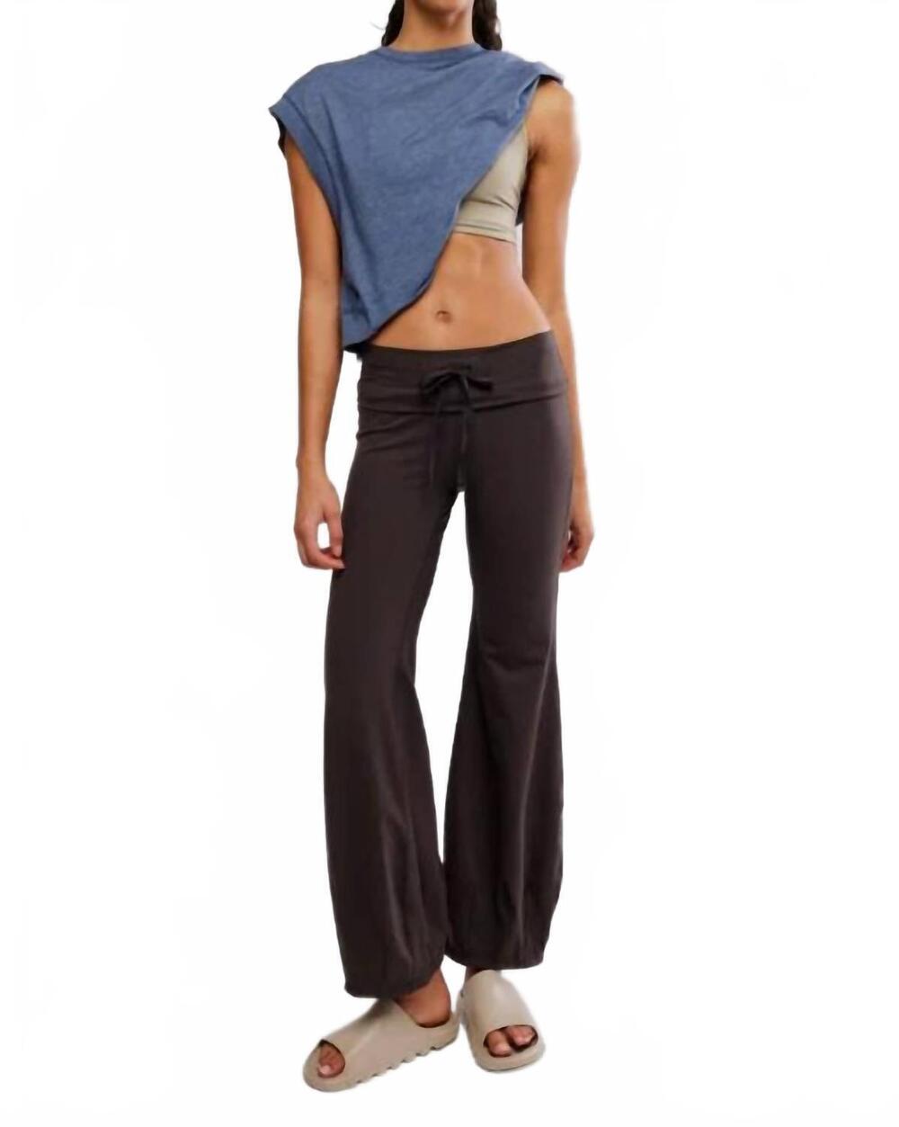 NEW FP MOVEMENT quick step bubble pants in ivy